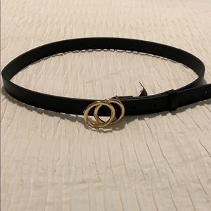 Black Belt with design at front